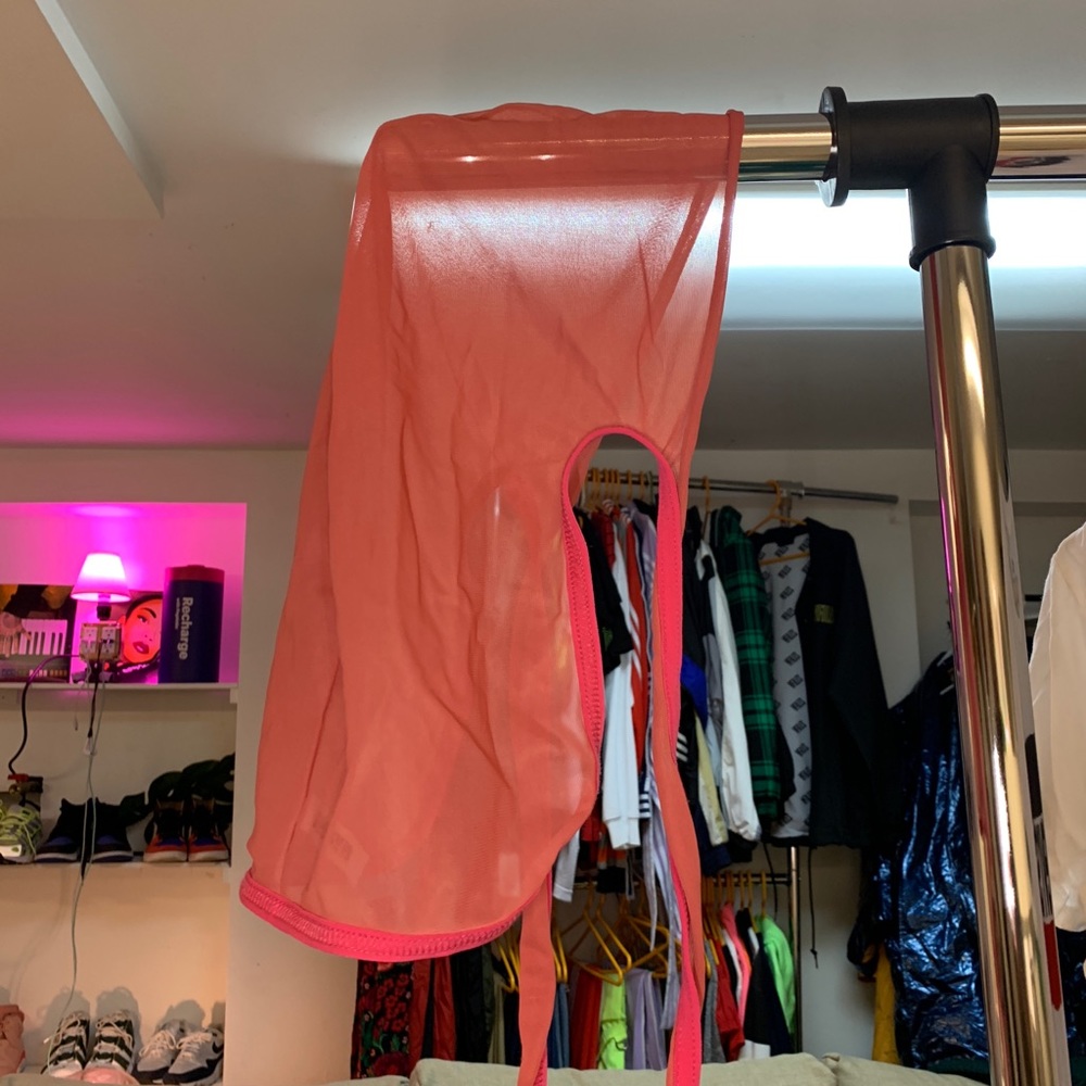 Pink doo rag